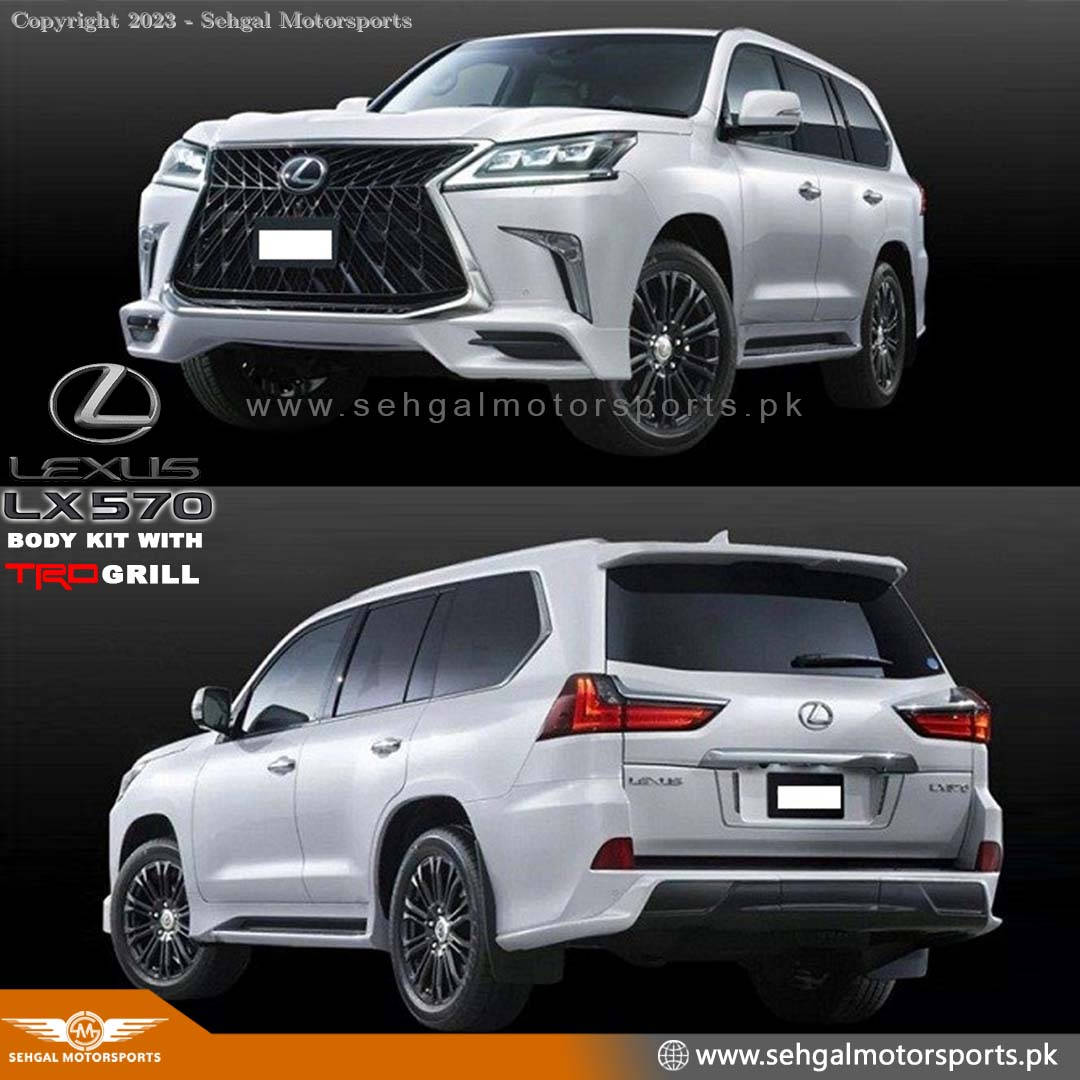 Lexus LX570 Body Kit TRD With Grill & Trunk Garnish Model 2014-2016