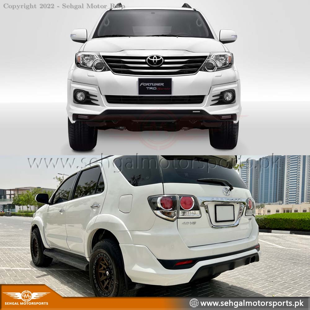 Toyota Fortuner back Body Kit TRD 2015 Unpainted