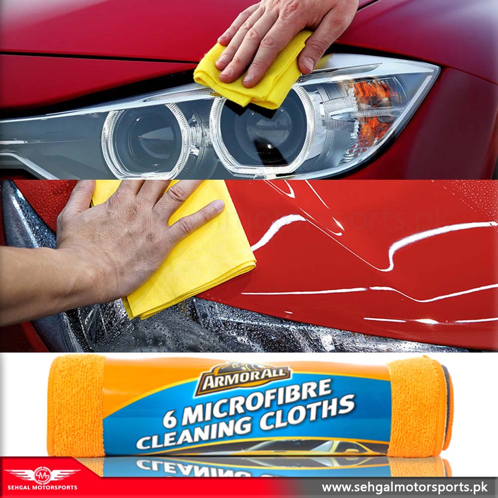 Armor All Microfiber Cleaning Cloth Pack of 6