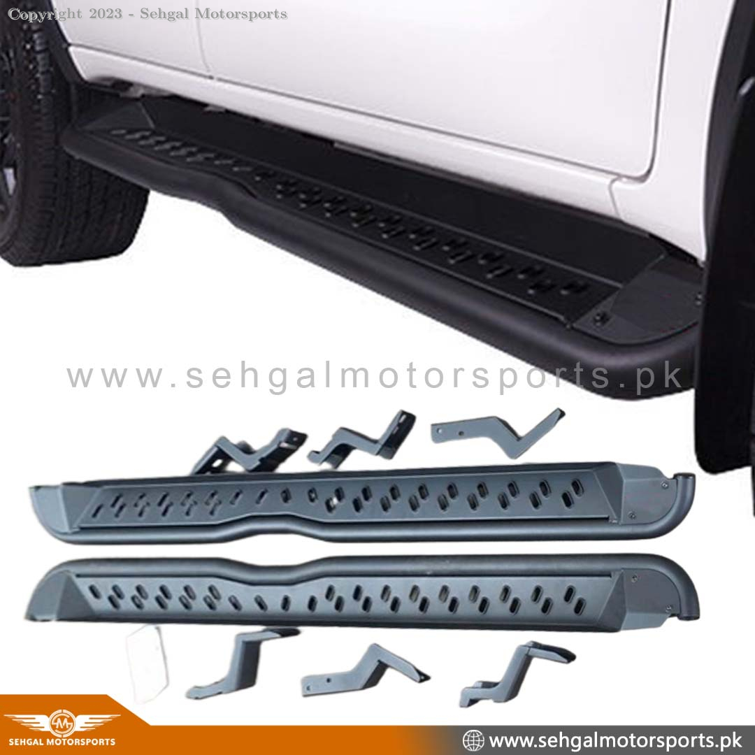Toyota Hilux Revo Side Steps Hamer Style TRD Model 2017-2023