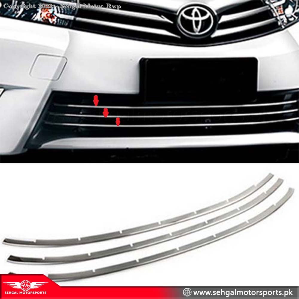 Toyota Corolla Grill Chrome Model 2017