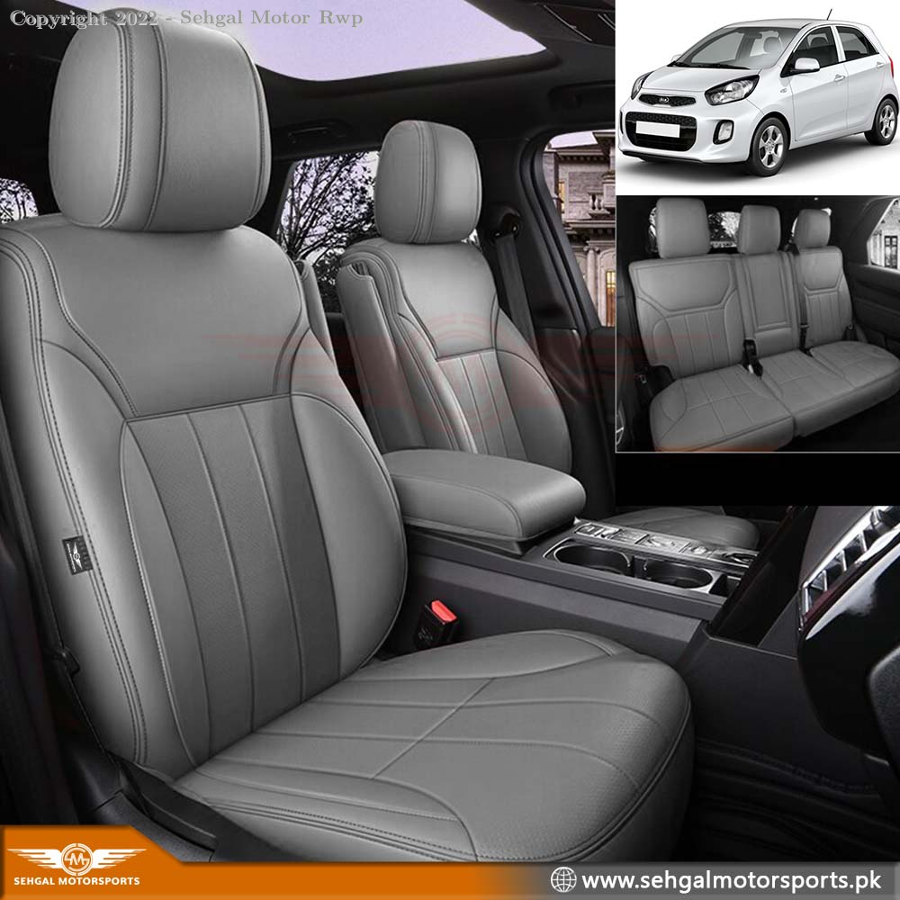 KIA Picanto Seat Cover NS 3 Y-Gray Model 2019-2022