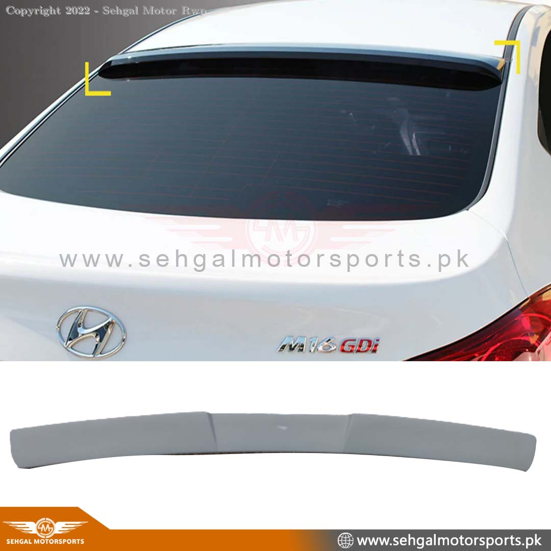 Hyundai Elantra Roof Spoiler Unpainted (PK) Model 2021-2023