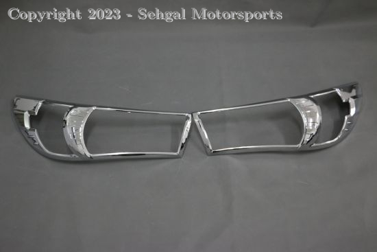 Toyota Hilux Revo Head Light Guard Chrome Model 2017-2021
