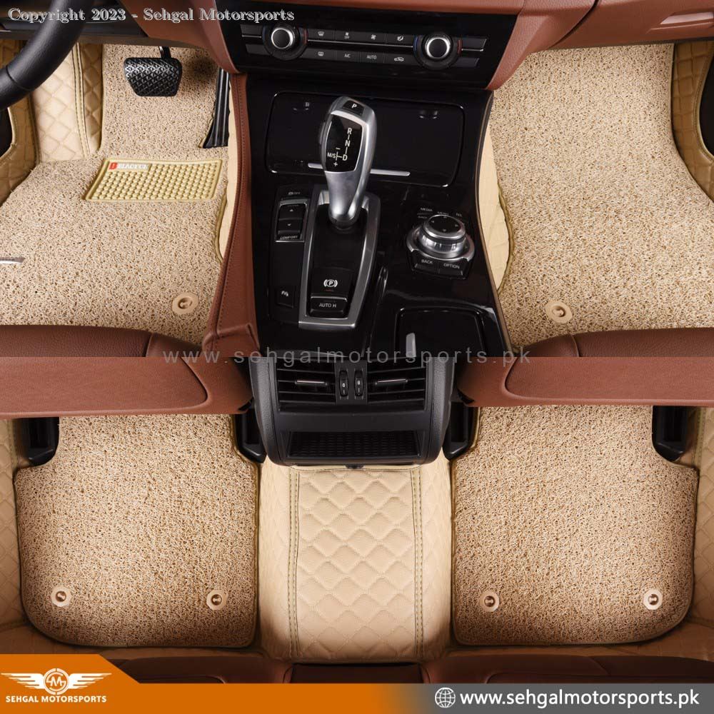 Toyota Land Cruiser Fj200 10D Floor Mat Beige Model 2008-2021