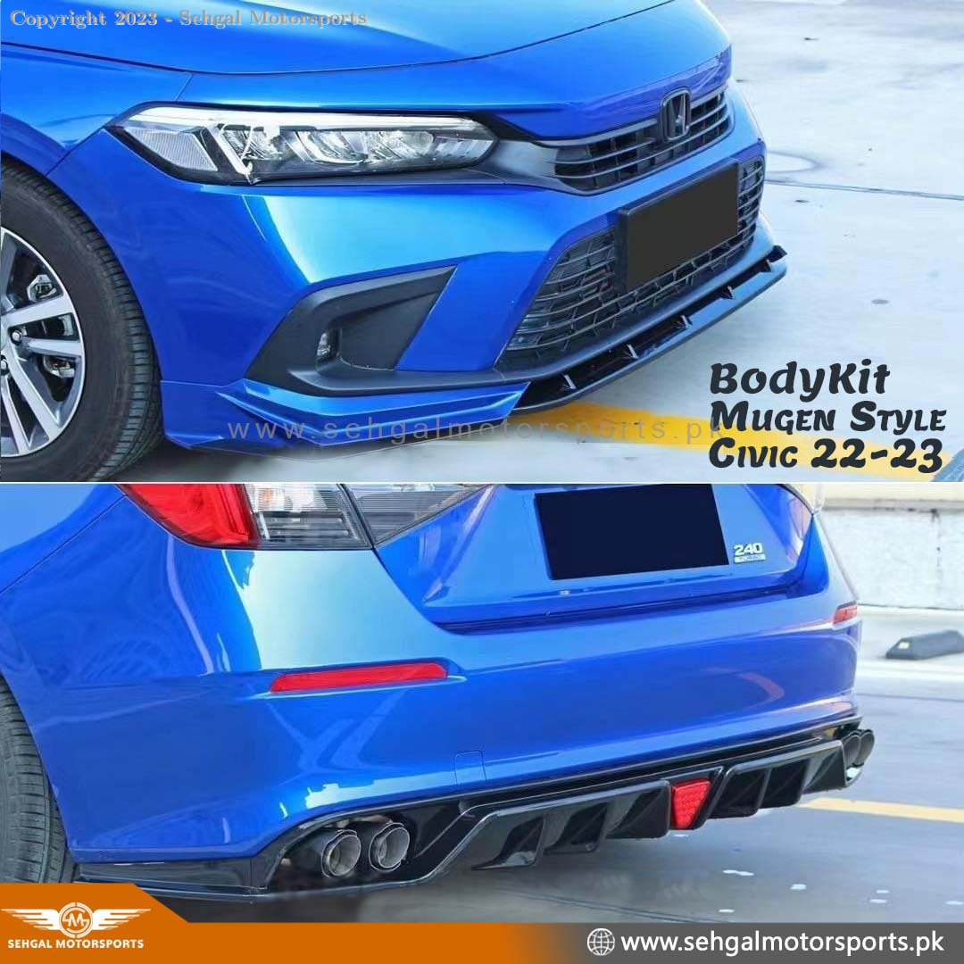 Honda Civic Mugen Style Body Kit (Unpainted) Model 2022-2023