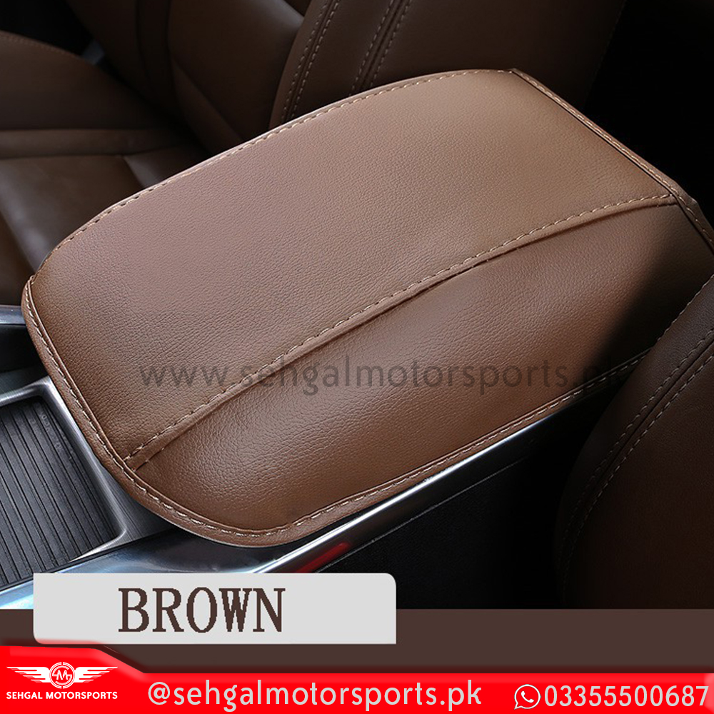 Proton X70 Arm Rest Cover Leather Brown Model 2020-2022