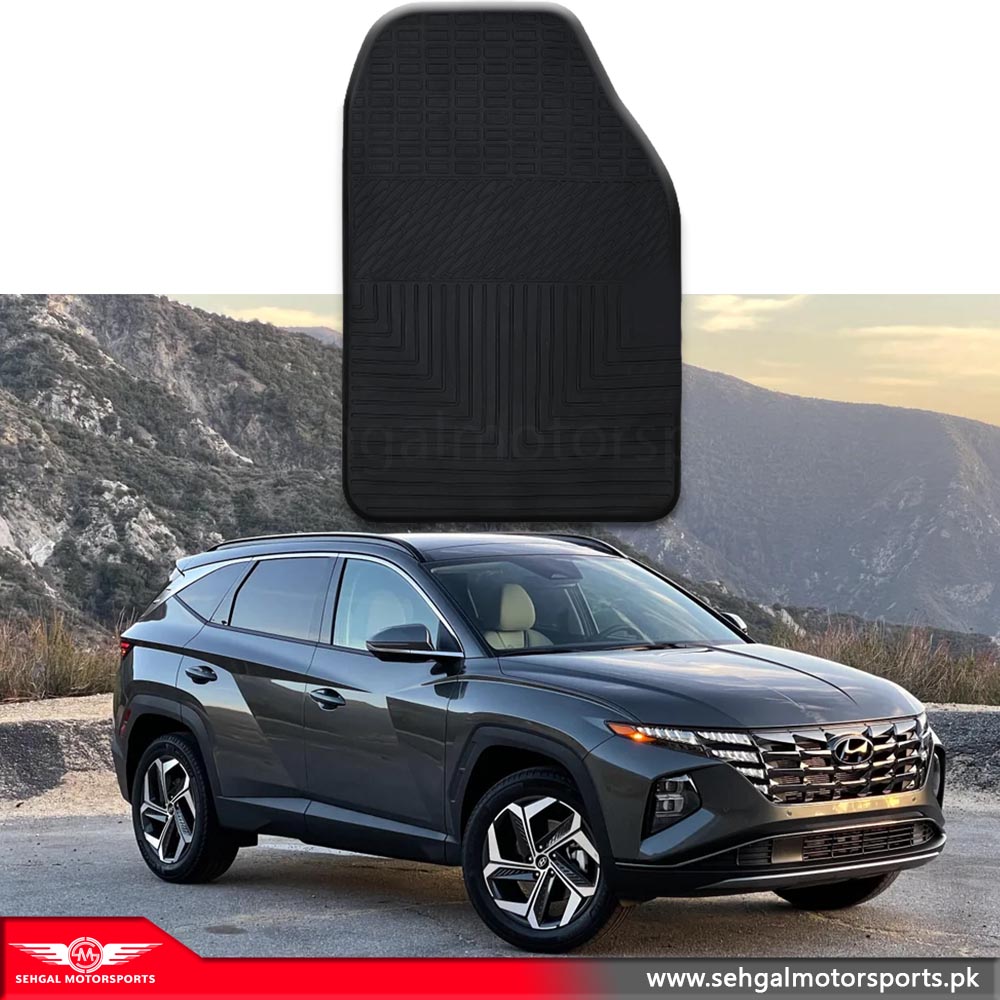 Hyundai Tucson Rubber Floor Mat Black Model 2020-2022