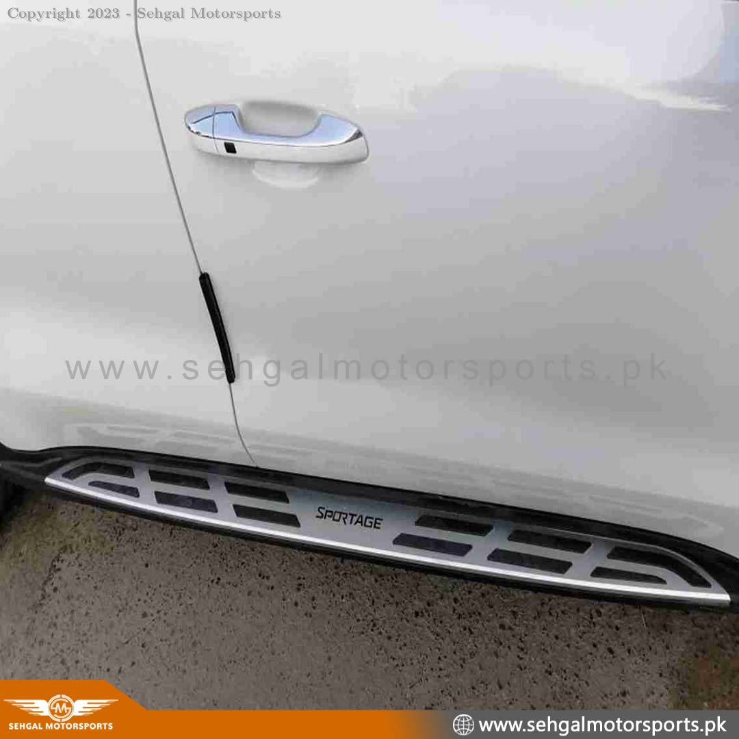 Kia Sportage Side Step V4 with logo Model 2019-2021