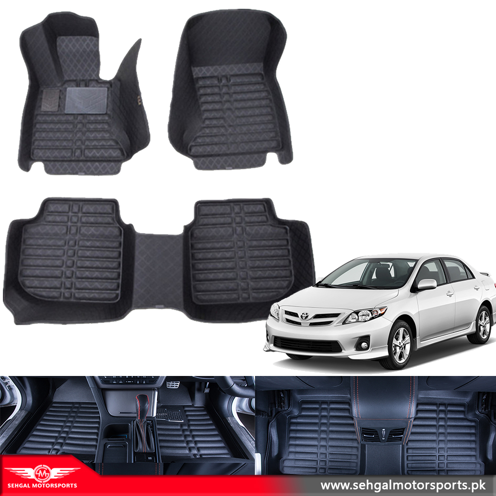 Toyota Corolla 5D Floor Mat Black Model 2008-2014