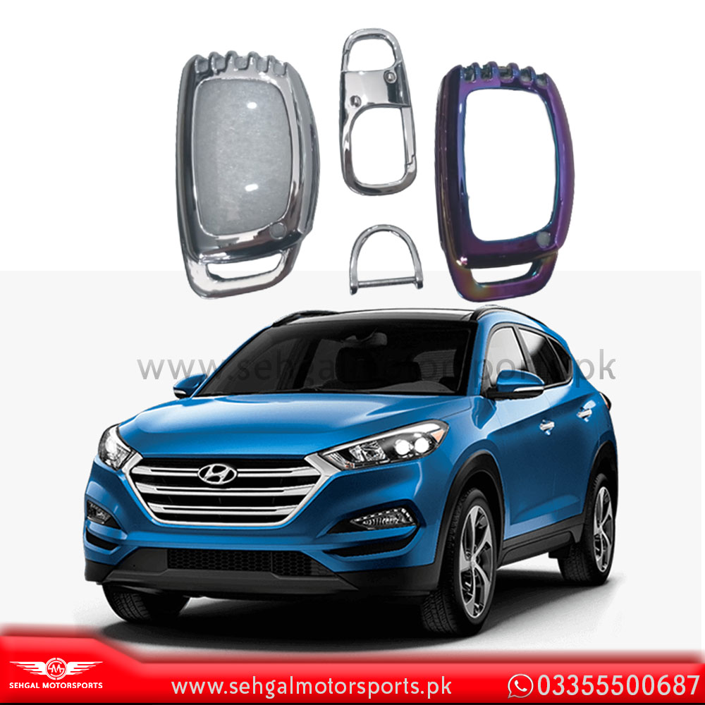 Hyundai Tucson Key Cover Metal Mix Design Model 2020-2022