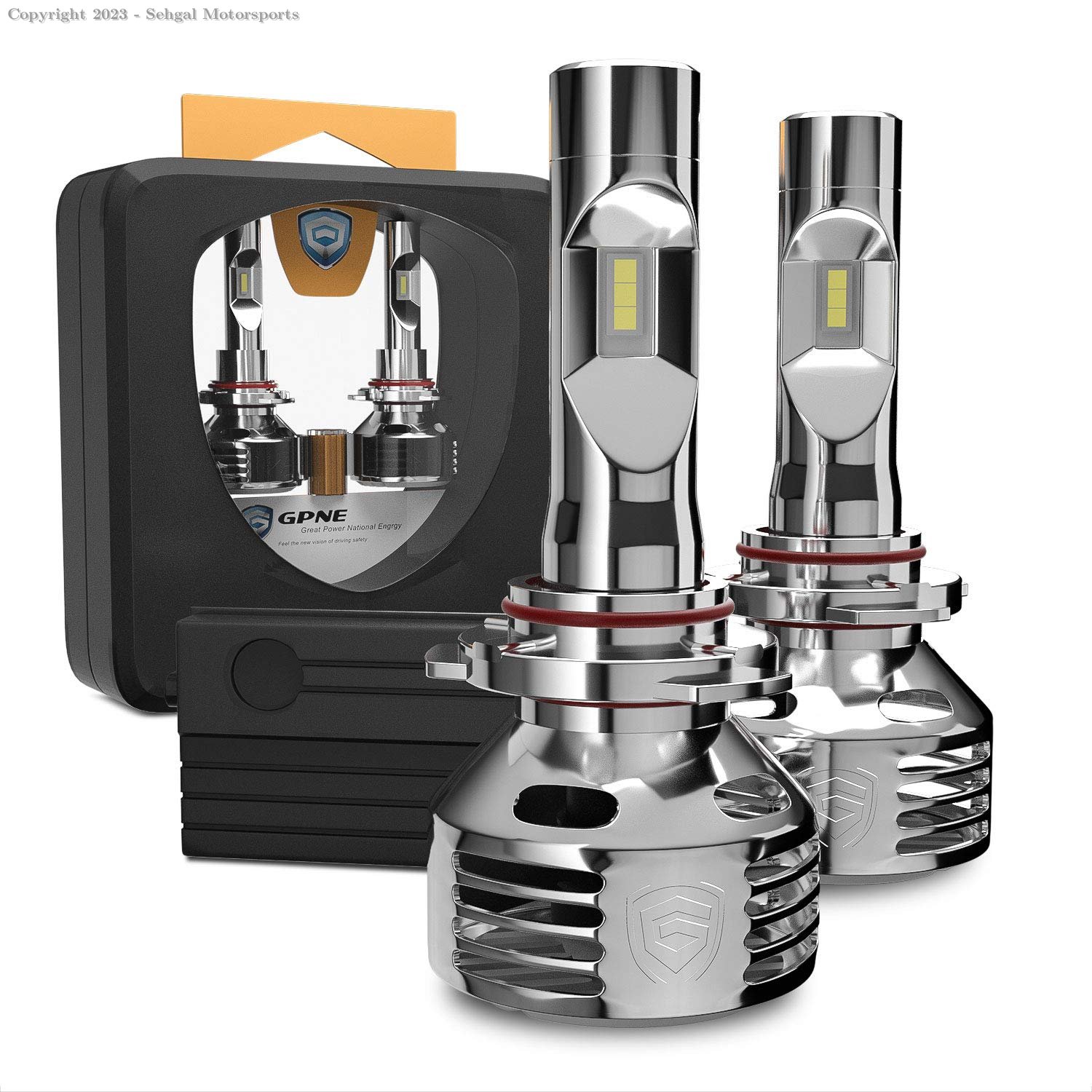 GPNE LED Car Headlight Bulb D2S, Model D76 (Black)