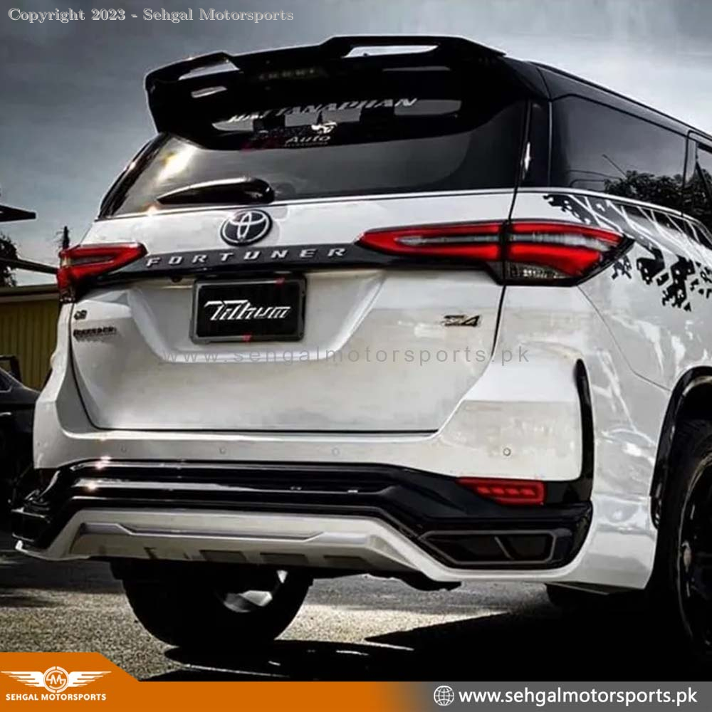 Toyota Fortuner Legender Back Body kit Tithum Style Model 2021-2022