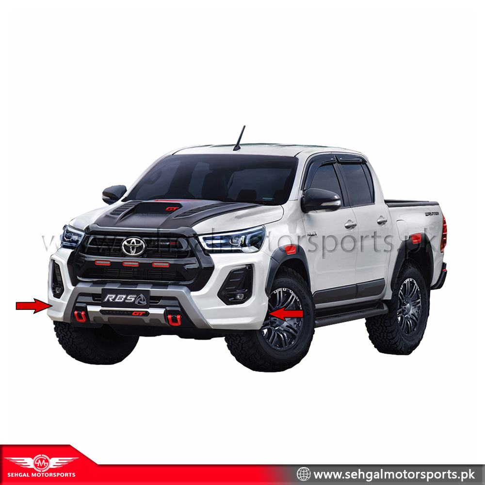 Toyota Hilux Revo Front Body Kit RBS - Black Model 2017-2021 (Thailand)